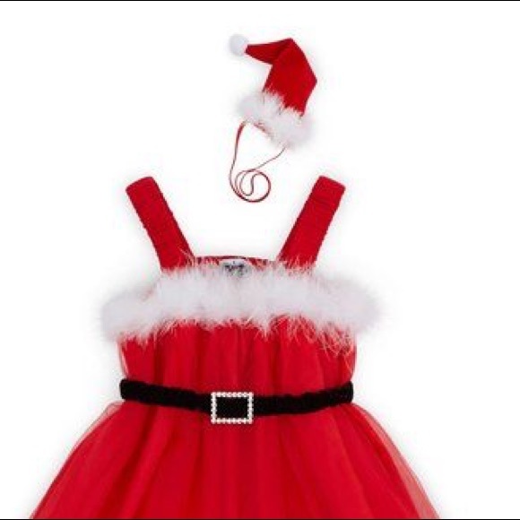 New Mud pie Tulle Santa Dress & Headband Set - Picture 5 of 5